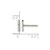 Chisel Stainless Steel Polished Vertical Bar Stud Earrings, 8 mm - View 4