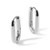 Chisel Stainless Steel Polished Elongated 3 mm Hinged Hoop Earrings, 19 mm Long - View 5