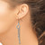 Chisel Stainless Steel Polished Hearts Dangle Shepherd Hook Drop French Wire Earrings, 74 mm - View 4