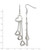 Chisel Stainless Steel Polished Hearts Dangle Shepherd Hook Drop French Wire Earrings, 74 mm - View 5