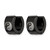 Chisel Stainless Steel Polished Black Ion-Plated 7 mm Hinged Hoop with Yin Yang Earrings, 12 mm Long - View 3