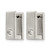 Chisel Stainless Steel Brushed and Polished with Cubic Zirconia 4 mm Square Hinged Hoop Earrings - View 3