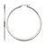 Chisel Stainless Steel Polished 50 mm Diameter Hoop Earrings