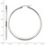 Chisel Stainless Steel Polished 50 mm Diameter Hoop Earrings - View 5