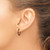 Chisel Stainless Steel Polished Brown Ion-Plated 15.5 mm Diameter 2 mm Hoop Earrings, 13 mm Long - View 4