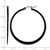 Chisel Stainless Steel Polished Black Ion-Plated 43 mm Diameter 2 mm Hoop Earrings, 42 mm Long - View 5