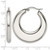 Chisel Stainless Steel Polished 35 mm Diameter Hollow Hoop Earrings - View 5