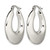 Chisel Stainless Steel Polished Teardrop Hollow Hoop Earrings, 34 mm - View 3