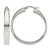 Chisel Stainless Steel Polished 6.75 mm Hoop Earrings