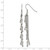 Chisel Stainless Steel Polished Music Note Multi Chain Dangle Shepherds Hook Drop French Wire Earrings - View 5