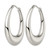 Chisel Stainless Steel Polished Teardrop Hoop Earrings - View 3