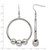 Stainless Steel Polished Dangle Shepherd Hook Drop French Wire Earrings - SRE989 - View 5