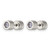 Chisel Stainless Steel Polished Pink Cubic Zirconia June Birthstone Stud Earrings, 5.5 mm - View 3