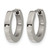 Chisel Titanium Polished 2.5 mm Huggie Hoop Earrings, 13 mm Long - View 2