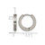 Chisel Titanium Polished 2.5 mm Huggie Hoop Earrings, 13 mm Long - View 4