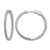 Rhodium-Plated True Origin 14K White Gold 2.1ct Lab-Grown Diamond Complet In and Out Hoop Earrings, 28 mm
