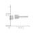Rhodium-Plated 14K White Gold 0.37ct Diamond Stud Single Earring, 6 mm - View 4