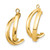 14K Yellow Gold Dangle Earring Jacket, 21.84 mm - View 2