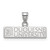 LogoArt Duquesne University Pendant - Rhodium-Plated 10K White Gold Medium