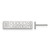 LogoArt Duquesne University Earrings - Rhodium-Plated 10K White Gold Small Post, 12 mm