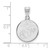 LogoArt U.S. Marine Corps Pendant - Rhodium-Plated 10K White Gold Medium Disc - View 2