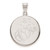 LogoArt U.S. Marine Corps Pendant - Rhodium-Plated 10K White Gold Large Disc
