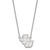 LogoArt John Carroll University Necklace - Rhodium-Plated 10K White Gold Large Pendant 18 Inch - View 2