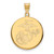 LogoArt U.S. Marine Corps Pendant - 10K Yellow Gold Large Disc