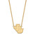 LogoArt John Carroll University Necklace - 10K Yellow Gold Large Pendant 18 Inch - View 2