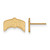 LogoArt Ohio State University Earrings - 10K Yellow Gold The Small Stud, 9 mm
