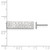 LogoArt Duquesne University Earrings - Rhodium-Plated 14K White Gold Small Post, 12 mm - View 2