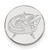 LogoArt Columbus Blue Jackets Lapel Pin - Rhodium-Plated 14K White Gold