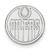 LogoArt Edmonton Oilers Lapel Pin - Rhodium-Plated 14K White Gold