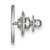 LogoArt Appalachian State University Lapel Pin - Rhodium-Plated 14K White Gold - View 2