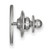 LogoArt Colorado Avalanche Lapel Pin - Rhodium-Plated 14K White Gold - View 2
