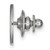 LogoArt New York Islanders Lapel Pin - Rhodium-Plated 14K White Gold - View 2