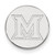 LogoArt Miami University Lapel Pin - Rhodium-Plated 14K White Gold Ohio Letter M