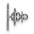 LogoArt Old Dominion University Lapel Pin - Rhodium-Plated 14K White Gold - View 2