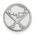 LogoArt Buffalo Sabres Lapel Pin - Rhodium-Plated 14K White Gold