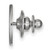 LogoArt Buffalo Sabres Lapel Pin - Rhodium-Plated 14K White Gold - View 2