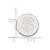 LogoArt Florida State University Lapel Pin - Rhodium-Plated 14K White Gold F-S - View 3