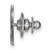 Rhodium-Plated 14K White Gold LogoArt Penn State University Lion Lapel Pin - View 2