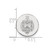 Rhodium-Plated 14K White Gold LogoArt US Naval Academy Crest Lapel Pin - View 3