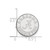LogoArt University of Alabama Lapel Pin - Rhodium-Plated 14K White Gold Crimson Tide - View 3