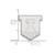 LogoArt University of Illinois Lapel Pin - Rhodium-Plated 14K White Gold Victory Badge - View 3