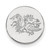LogoArt University of South Carolina Lapel Pin - Rhodium-Plated 14K White Gold Gamecock