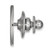 LogoArt University of South Carolina Lapel Pin - Rhodium-Plated 14K White Gold Gamecock - View 2
