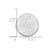 LogoArt Kansas State University Lapel Pin - Rhodium-Plated 14K White Gold K-S - View 3