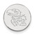 LogoArt University of Kansas Lapel Pin - Rhodium-Plated 14K White Gold Jayhawk - 4W062UKS