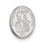 LogoArt University of South Carolina Lapel Pin - Rhodium-Plated 14K White Gold Crest